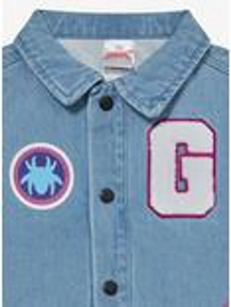 Marvel Spidey and His Amazing Friends Ghost-Spider Toddler Denim Jacket - BoxLunch Exclusive