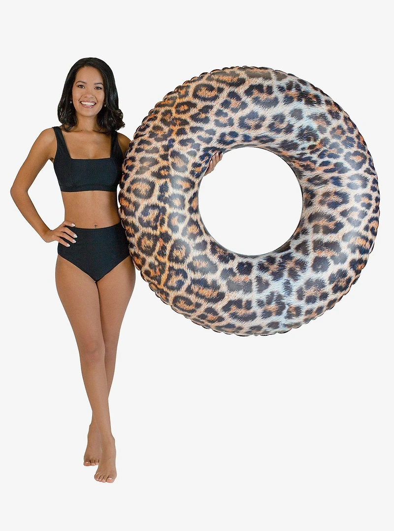 Safari Collection Pool Tube 48" Leopard