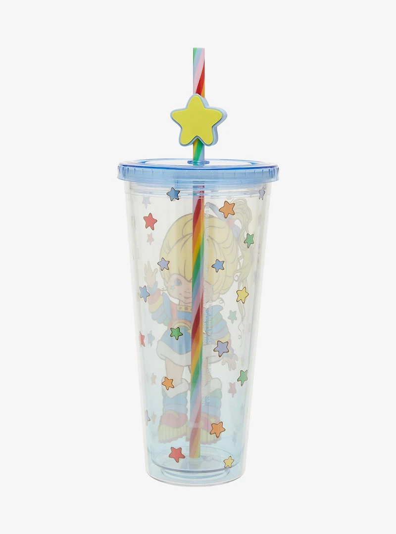 Rainbow Brite Portrait Carnival Cup with Straw Charm
