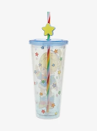 Rainbow Brite Portrait Carnival Cup with Straw Charm