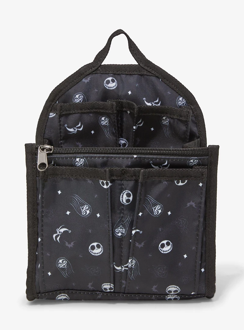 Disney The Nightmare Before Christmas Jack & Sally Allover Print Mini Backpack Organizer - BoxLunch Exclusive