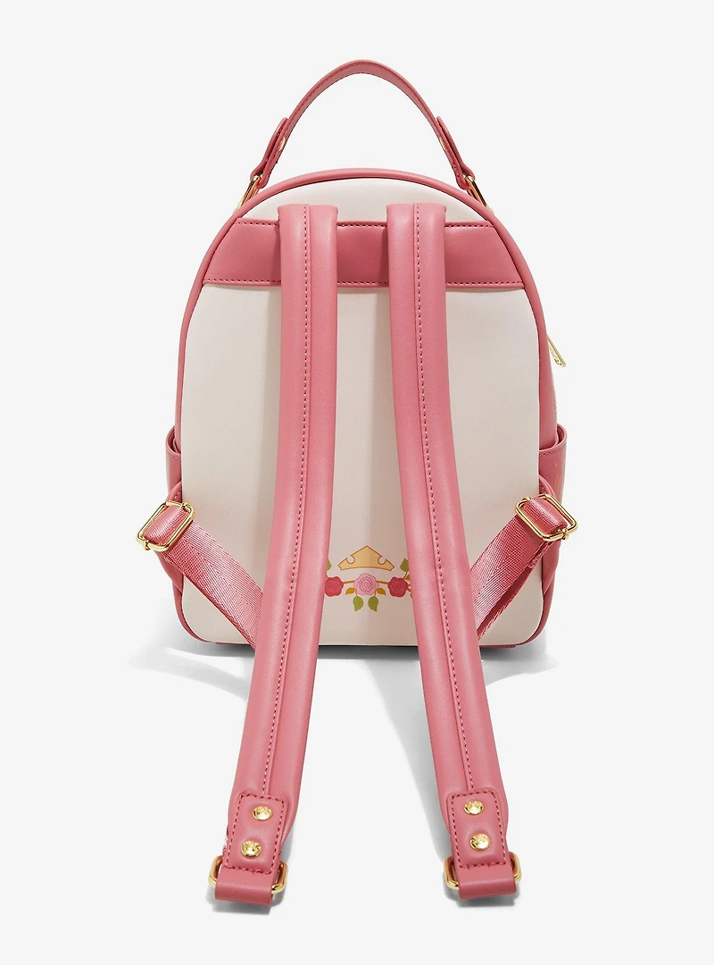 Loungefly Disney Sleeping Beauty Aurora Hinge Portrait Floral Mini Backpack - BoxLunch Exclusive