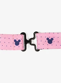 Disney Mickey Mouse Silhouette Pink Dot Pre-tied Bow Tie