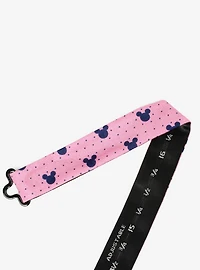 Disney Mickey Mouse Silhouette Pink Dot Pre-tied Bow Tie