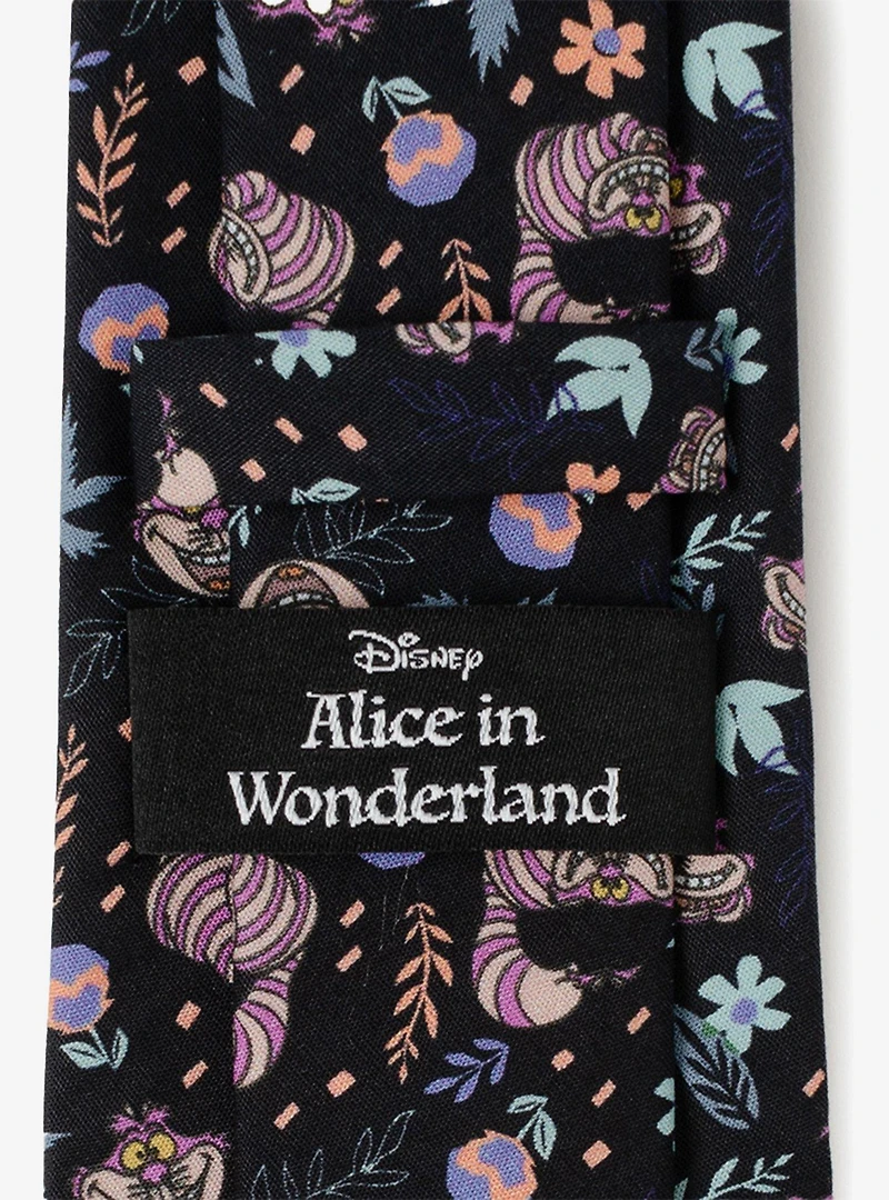 Disney Alice in Wonderland Cheshire Cat Black Men's Tie