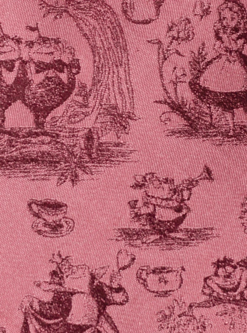 Disney Alice in Wonderland Dusty Red Men's Tie