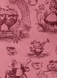 Disney Alice in Wonderland Dusty Red Men's Tie