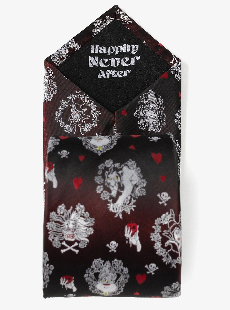 Disney Villains "Happily Never After" Black Men's Tie