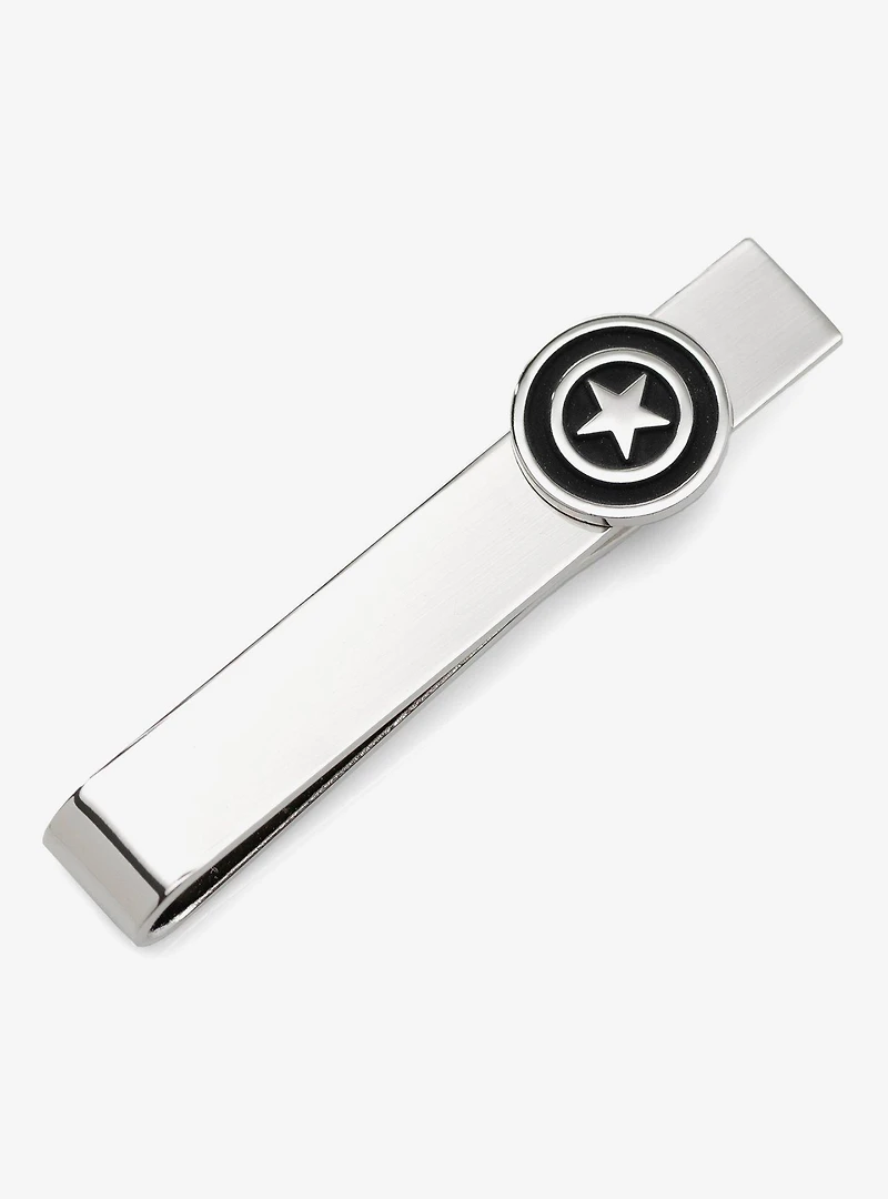 Marvel Captain America Silver Reporting for Duty Tie Bar