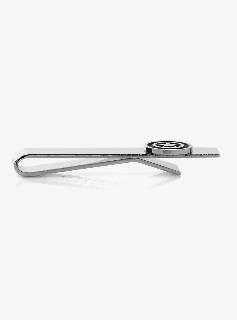 Marvel Captain America Silver Reporting for Duty Tie Bar