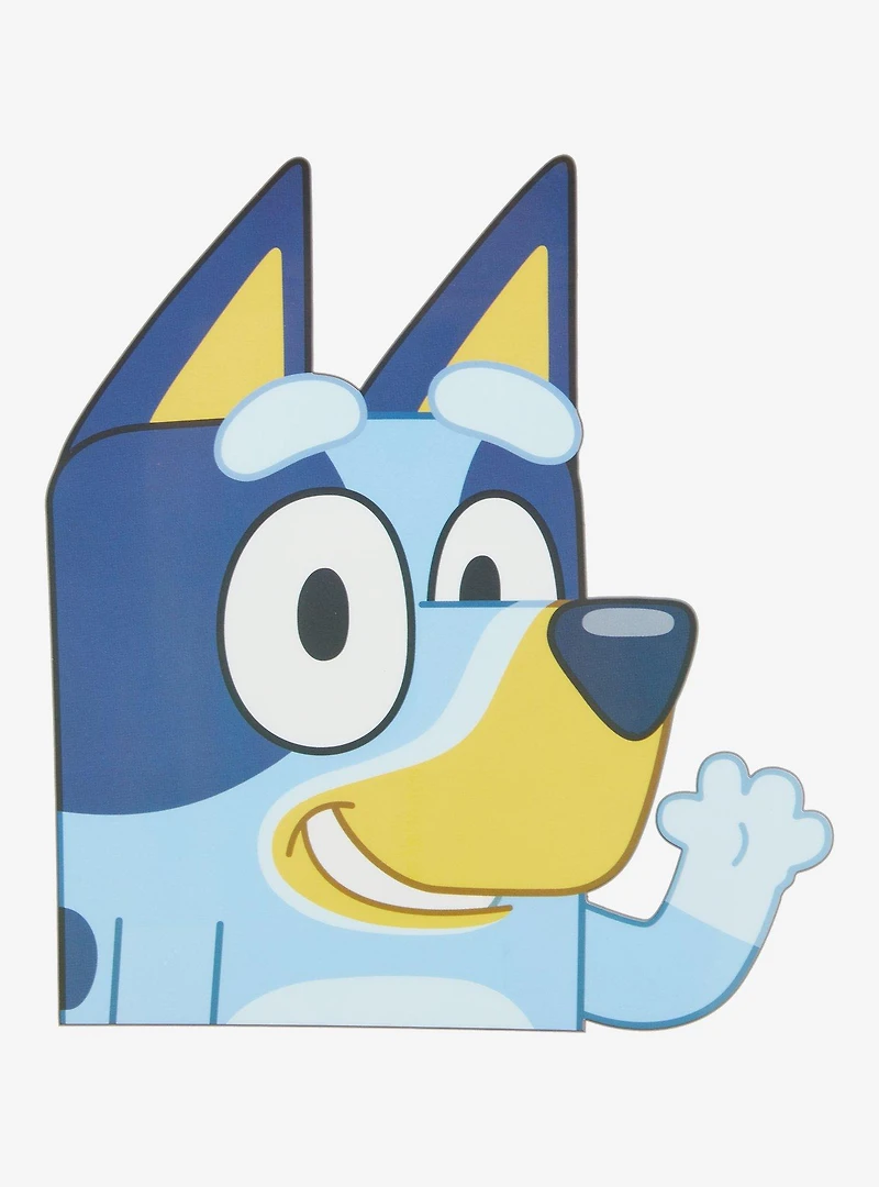 Bluey Waving Bluey Auto Decal — BoxLunch Exclusive