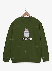 Studio Ghibli® My Neighbor Totoro Embroidered Floral Crewneck - BoxLunch Exclusive
