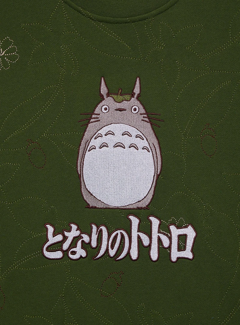 Studio Ghibli® My Neighbor Totoro Embroidered Floral Crewneck - BoxLunch Exclusive