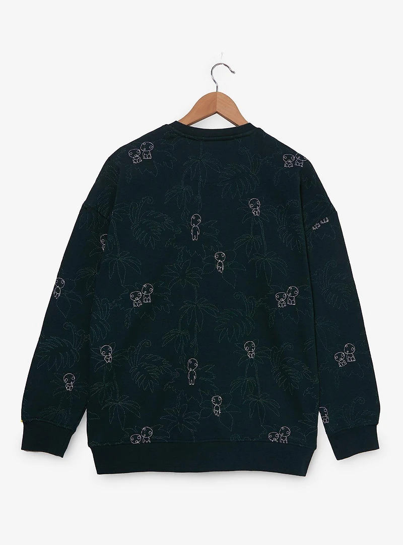 Her Universe Studio Ghibli® Princess Mononoke San's Mask Embroidered Crewneck - BoxLunch Exclusive