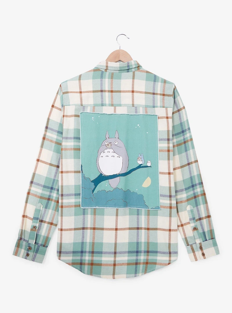 Our Universe Studio Ghibli My Neighbor Totoro Soot Sprites Embroidered Flannel — BoxLunch Exclusive