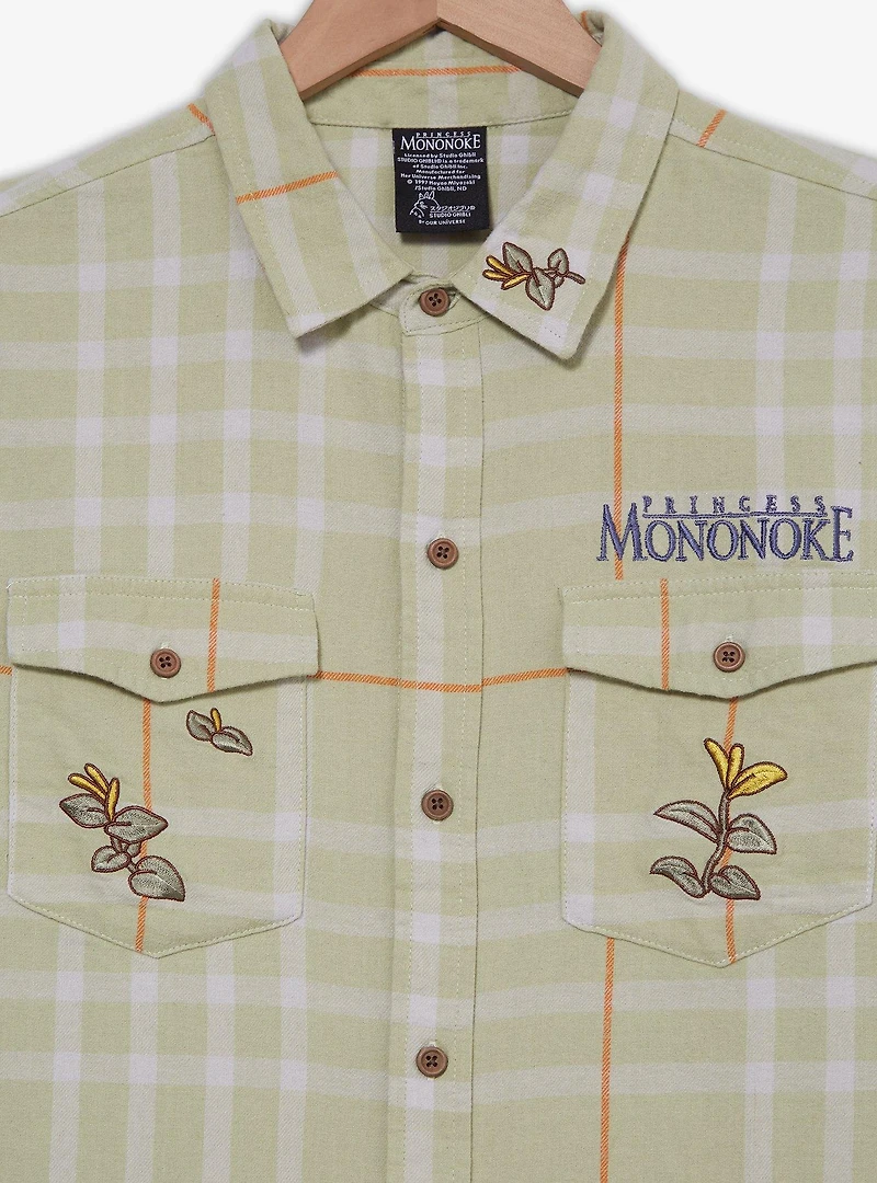Studio Ghibli Princess Mononoke Floral Flannel