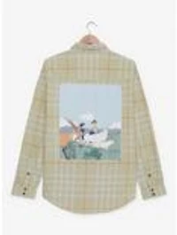 Studio Ghibli Princess Mononoke Floral Flannel