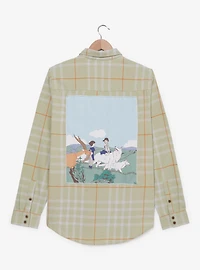 Studio Ghibli Princess Mononoke Floral Flannel