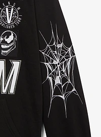 Marvel Venom Moto Patch Zippered Hoodie - BoxLunch Exclusive
