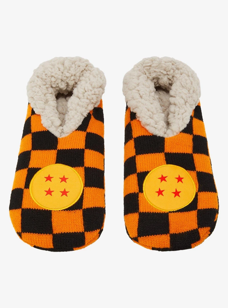 Dragon Ball Z Checkered Dragon Ball Slipper Socks - BoxLunch Exclusive