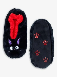 Studio Ghibli Kiki's Delivery Service Jiji Fuzzy Slipper Socks - BoxLunch Exclusive