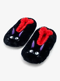 Studio Ghibli Kiki's Delivery Service Jiji Fuzzy Slipper Socks - BoxLunch Exclusive