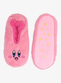 Nintendo Kirby Face Fuzzy Slipper Socks - BoxLunch Exclusive