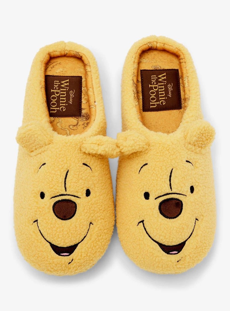 Disney Winnie the Pooh Figural Bear Women's Sherpa Slippers — BoxLunch Exclusive