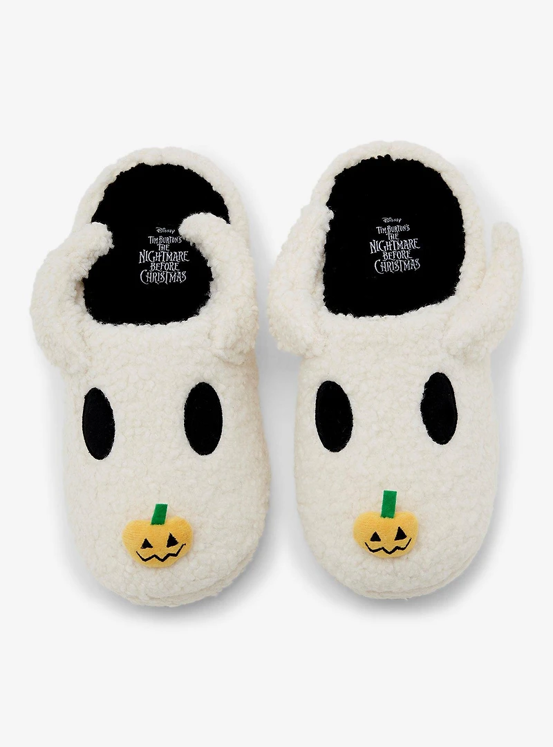 Disney The Nightmare Before Christmas Zero Figural Women's Sherpa Slippers — BoxLunch Exclusive