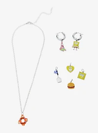 SpongeBob SquarePants Bikini Bottom Earring and Necklace Set