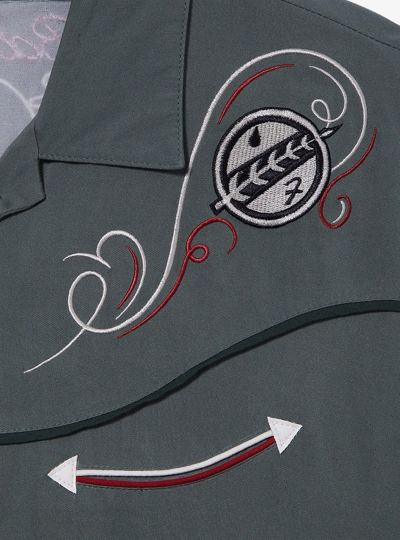 Star Wars Boba Fett Icons Woven Button-Up - BoxLunch Exclusive