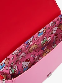 Loungefly Sanrio Hello Kitty and Friends Floral Color Block Crossbody Bag