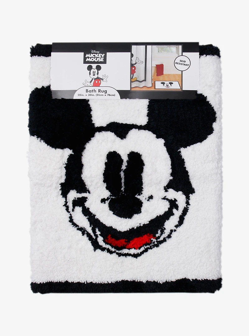 Disney Mickey Mouse Face Bath Rug