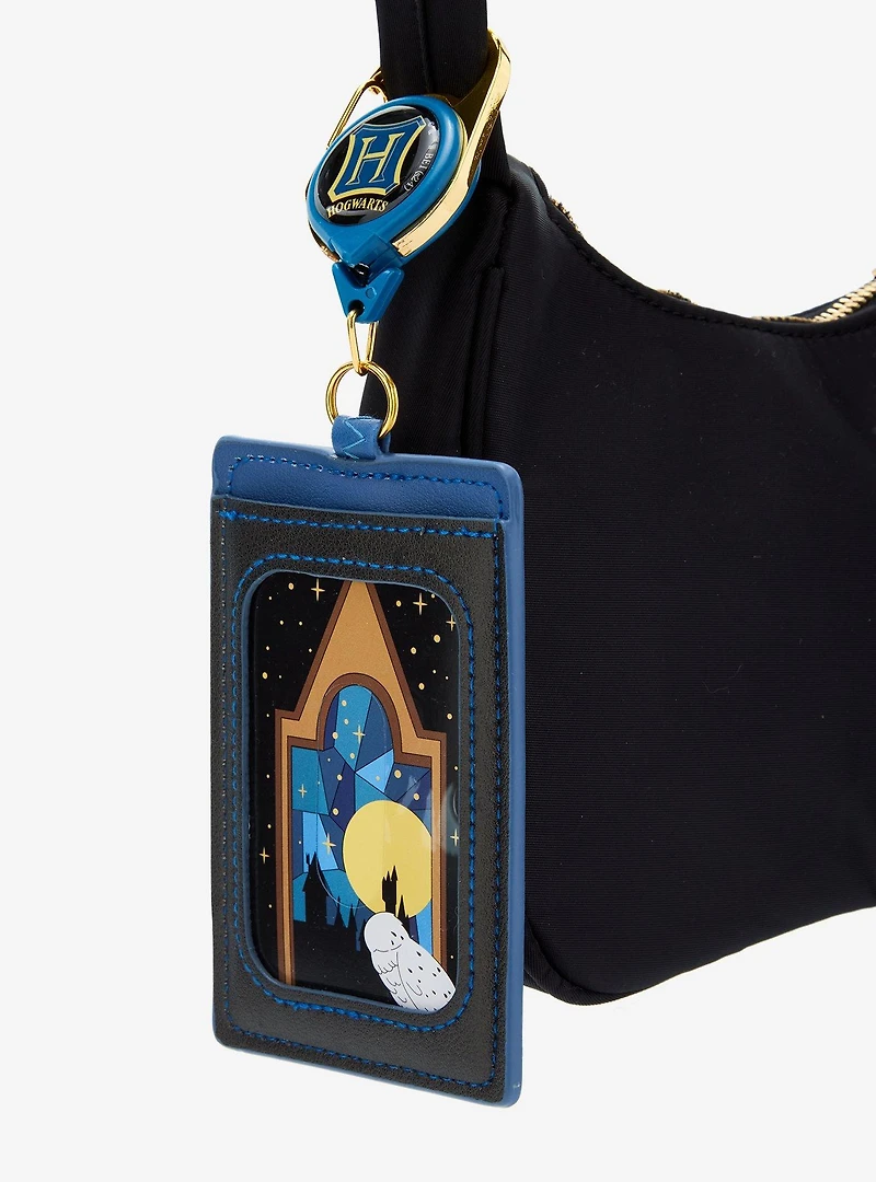 Loungefly Harry Potter Hedwig Stained Glass Retractable Lanyard — BoxLunch Exclusive