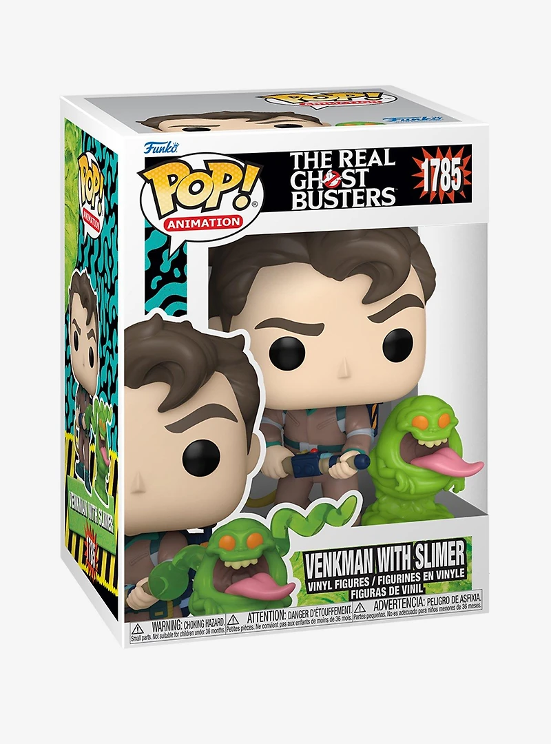 Funko Pop! Animation The Real Ghostbusters Venkman with Slimer Vinyl Figures