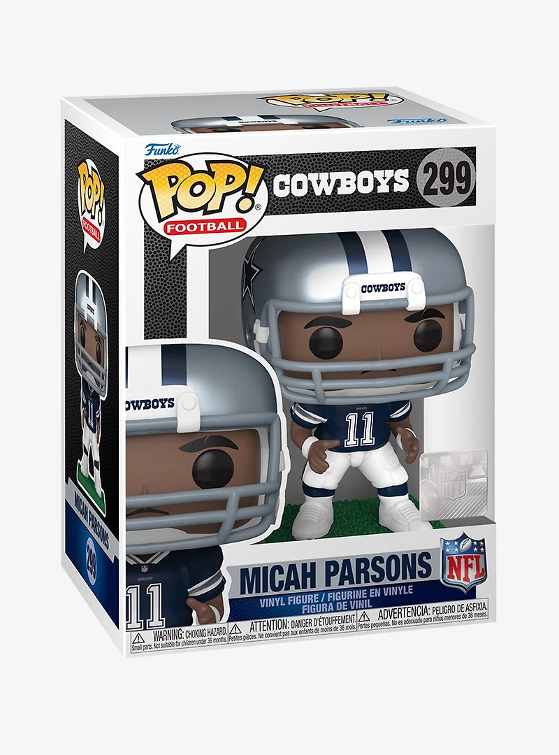 Funko Pop! Football NFL Dallas Cowboys Micah Parsons Vinyl Figure