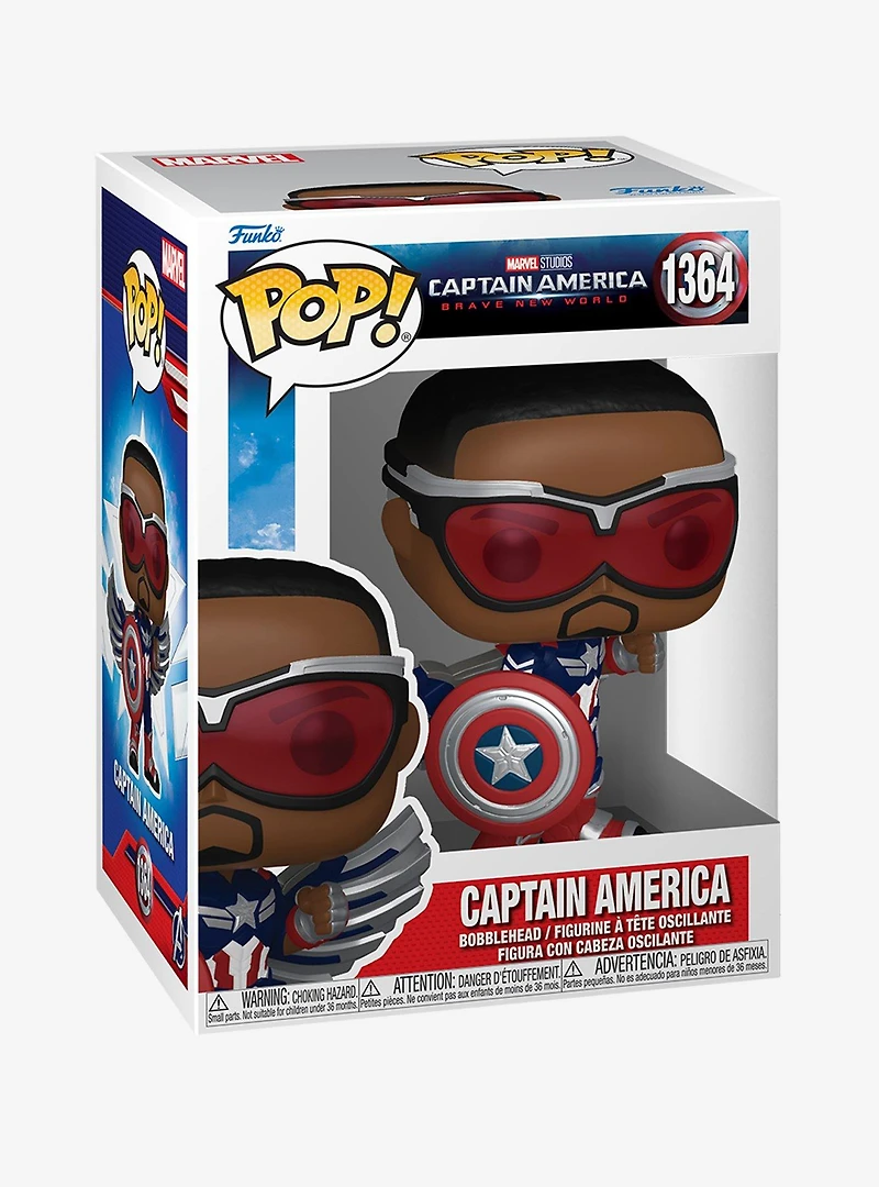 Funko Pop! Marvel Captain America: Brave New World Captain America Vinyl Figure