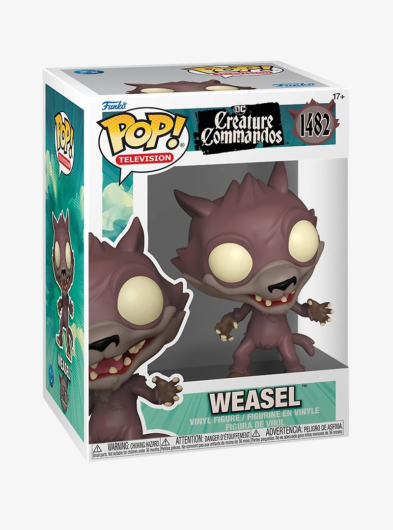 Funko Pop! Television DC Comics Creature Commandos Weasel Vinyl Figure