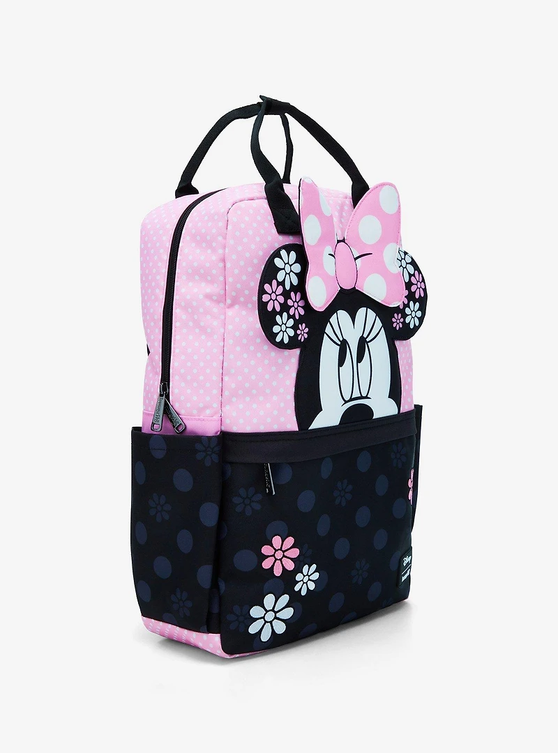 Loungefly Disney Minnie Mouse Floral Polka Dot Backpack