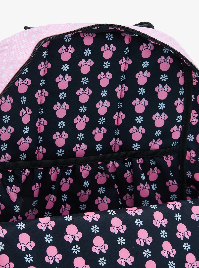 Loungefly Disney Minnie Mouse Floral Polka Dot Backpack
