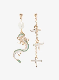 Studio Ghibli Spirited Away Haku Mismatch Earrings - BoxLunch Exclusive