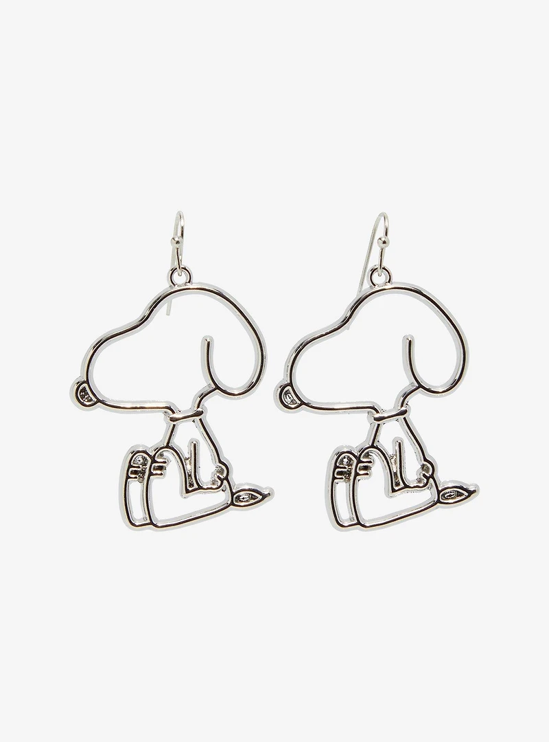 Peanuts Snoopy Outline Earrings - BoxLunch Exclusive