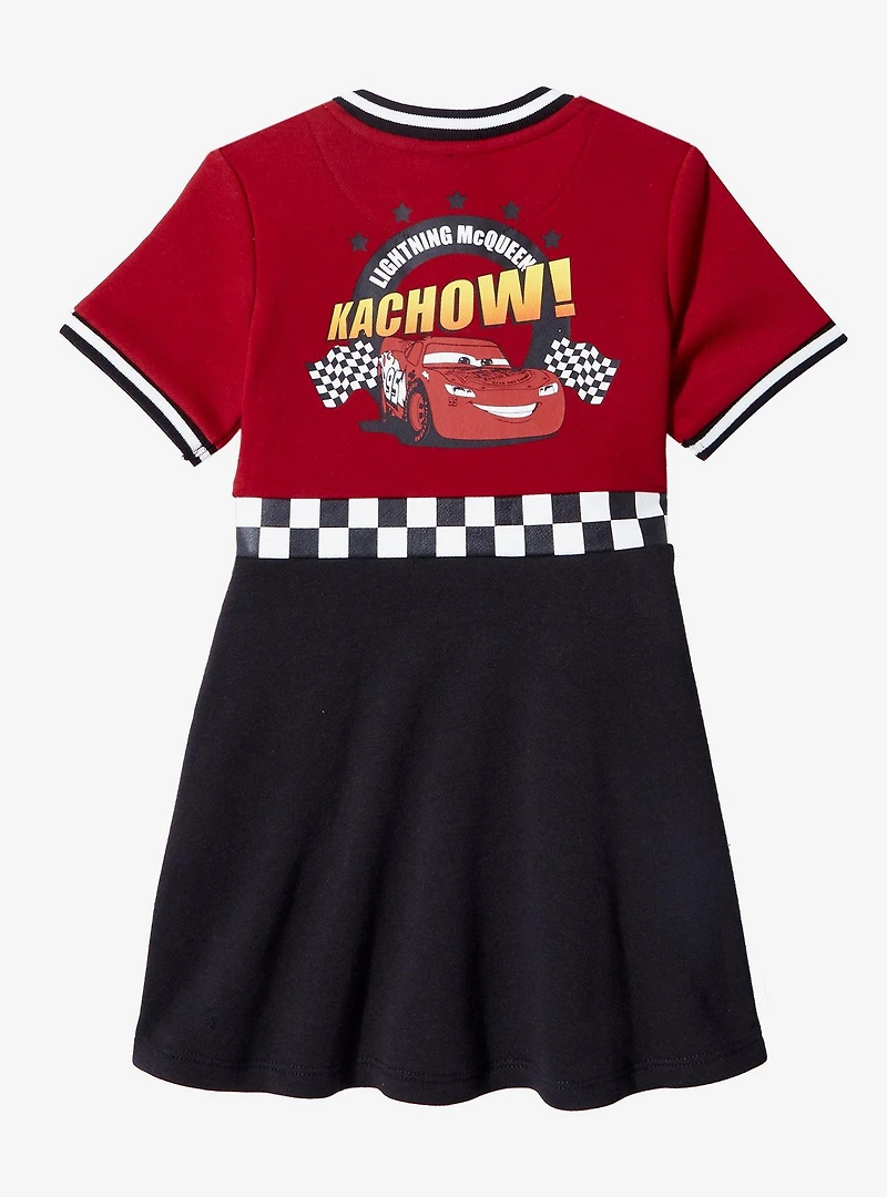 Disney Pixar Cars Lightning McQueen Toddler Button Dress - BoxLunch Exclusive