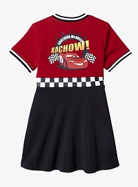 Disney Pixar Cars Lightning McQueen Toddler Button Dress - BoxLunch Exclusive