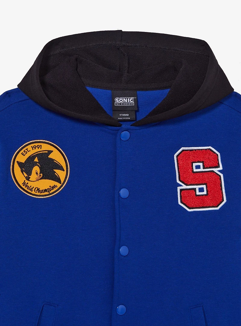 Sonic the Hedgehog Hooded Youth Bomber Jacket — BoxLunch Exclusive