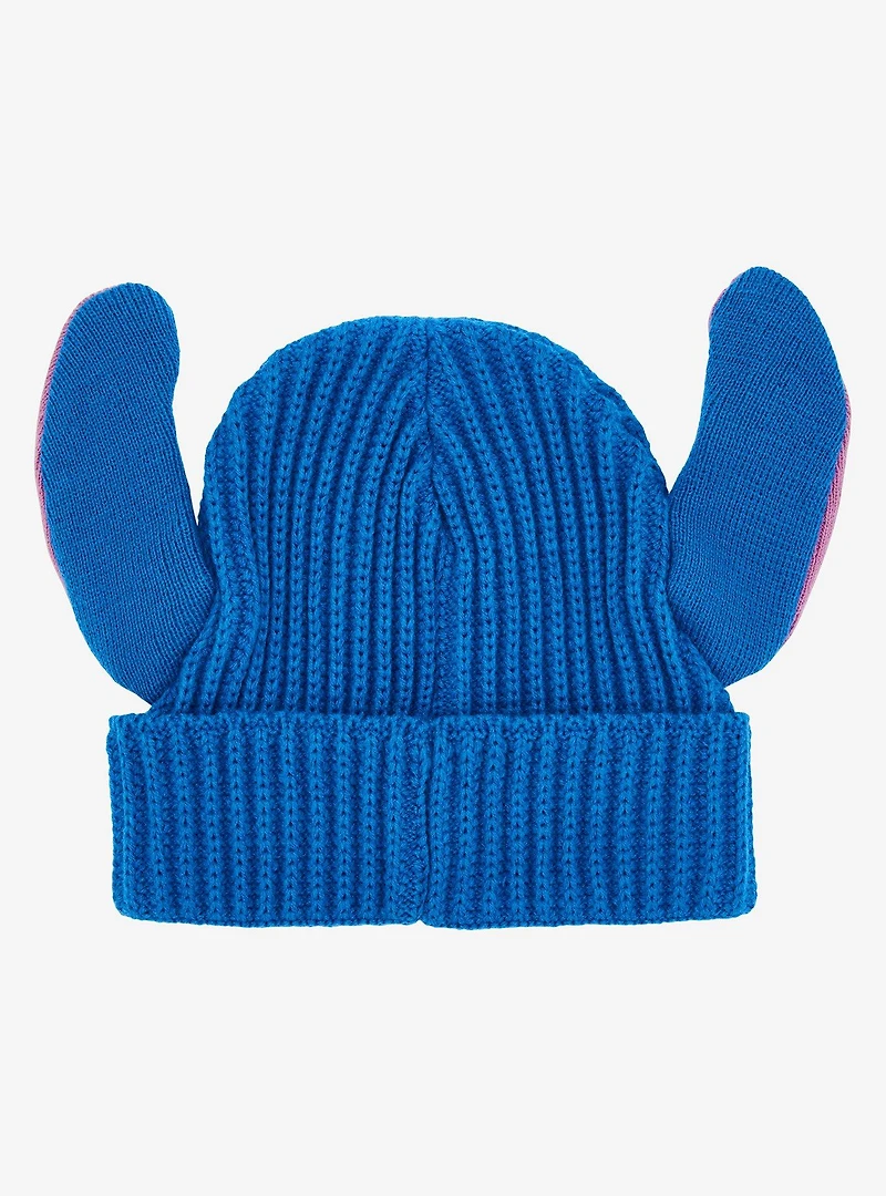 Disney Lilo & Stitch Figural Stitch Ears Youth Knit Beanie — BoxLunch Exclusive
