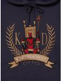 Marvel Deadpool King Crest Hoodie - BoxLunch Exclusive