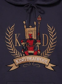 Marvel Deadpool King Crest Hoodie - BoxLunch Exclusive