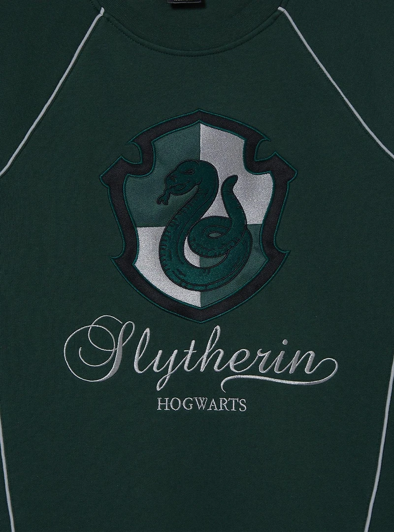Harry Potter Slytherin Hogwarts Crewneck — BoxLunch Exclusive