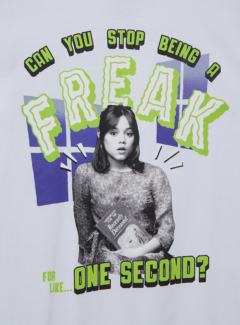 Beetlejuice Astrid Portrait Women's Cropped Ringer T-Shirt - BoxLunch Exclusive